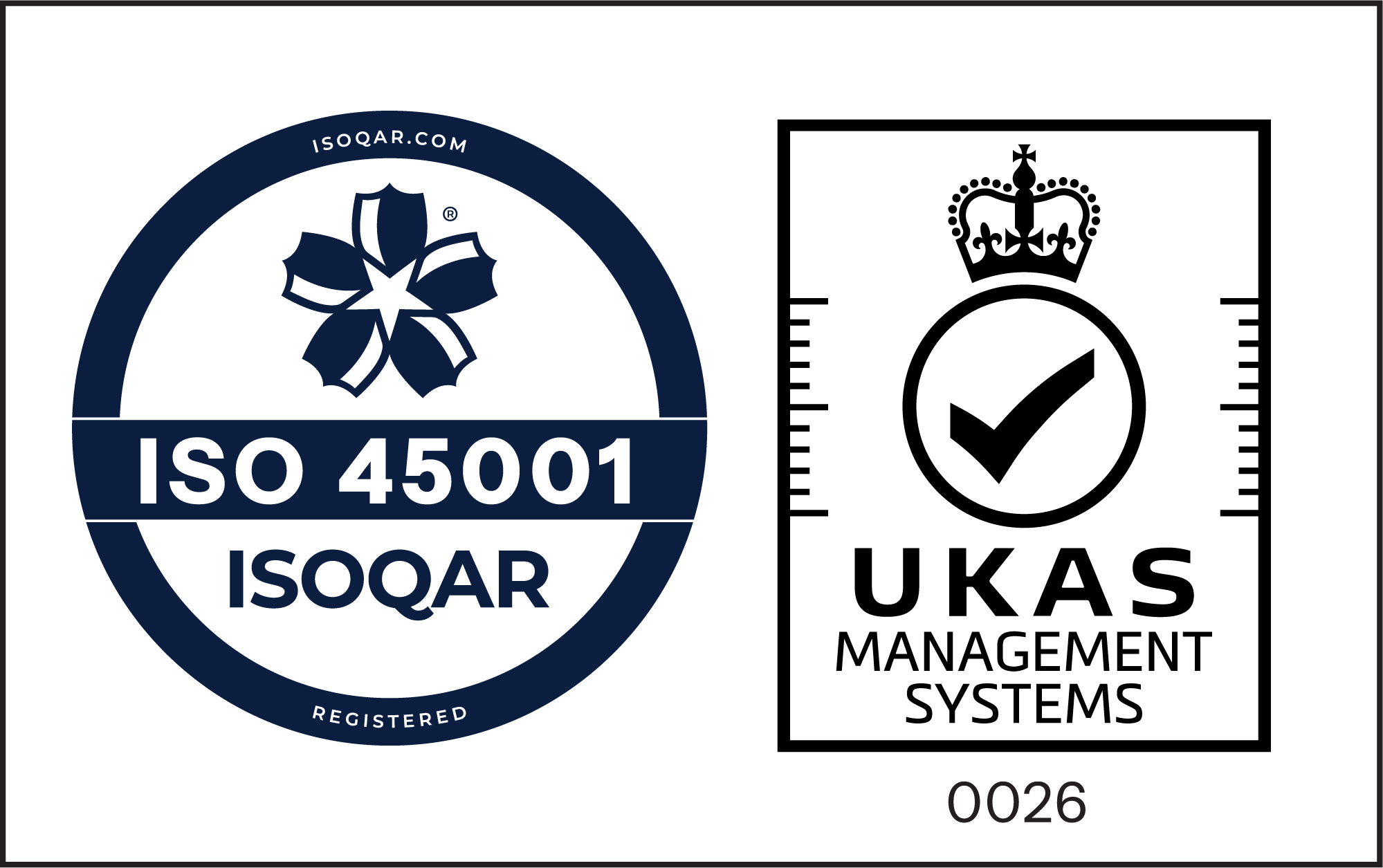 ISO 45001 certified