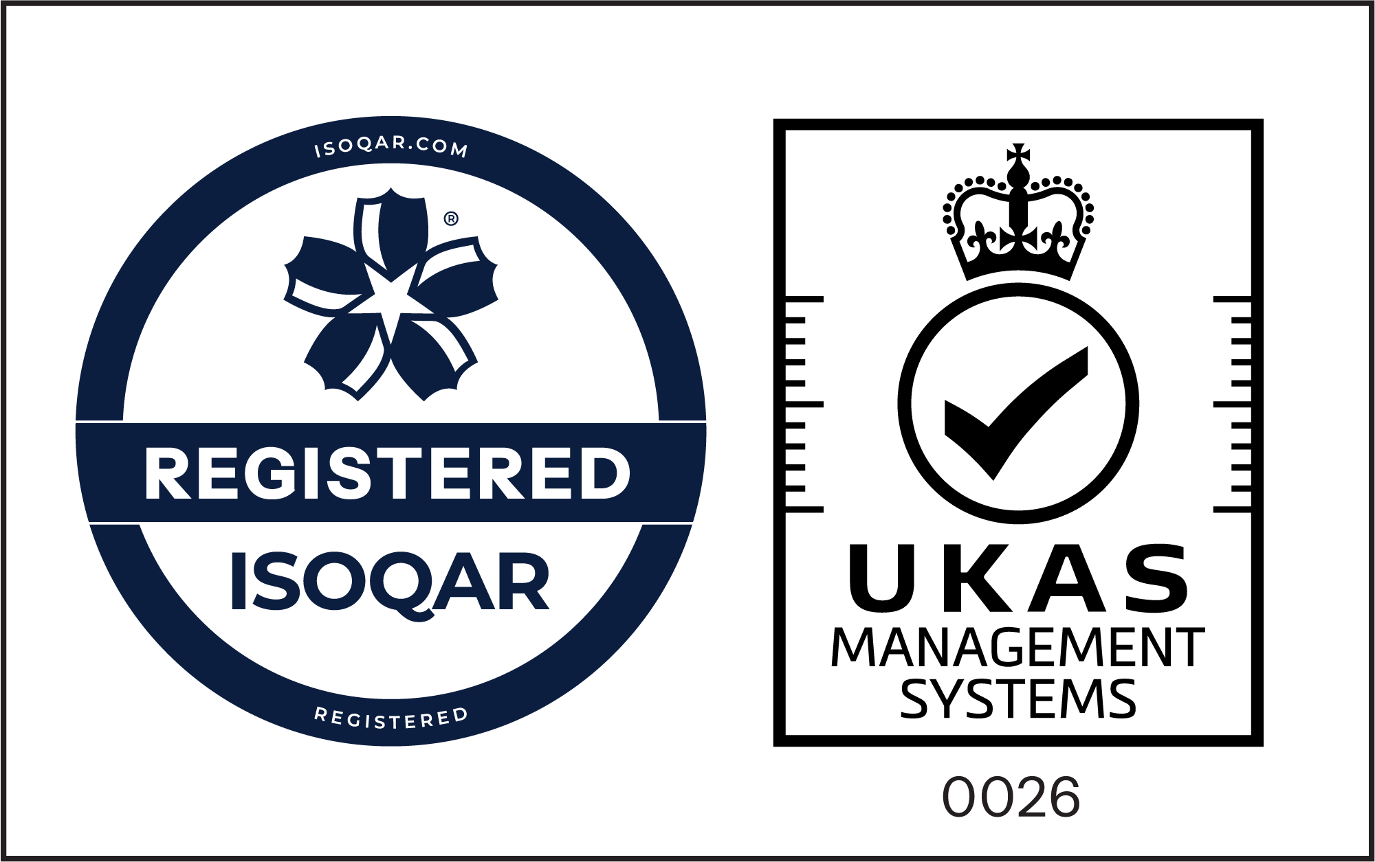 ISOQAR UKAS accredited